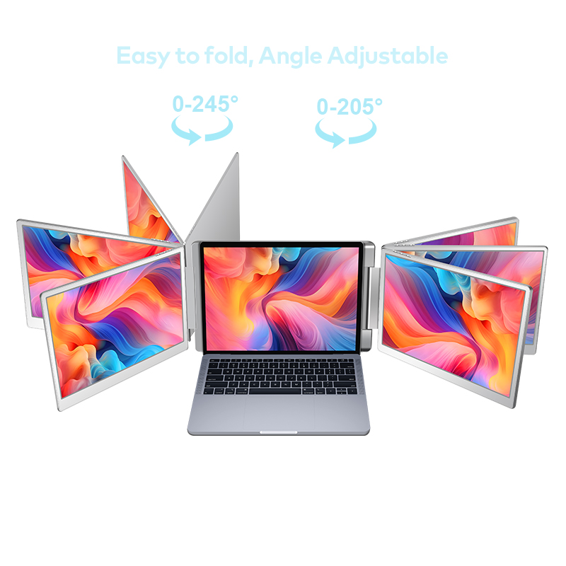 Laptop Stand Portable - Dual Screen Display Portable LCD Monitor