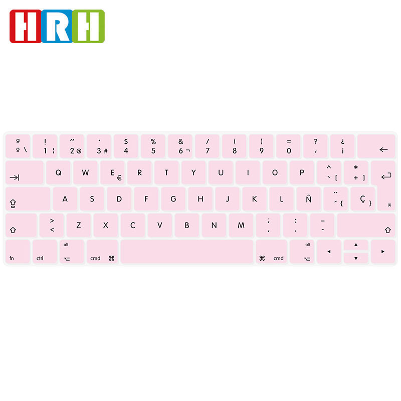 Laptop Accessories Pink - HRH Spanish EU Silicone Keyboard Cover