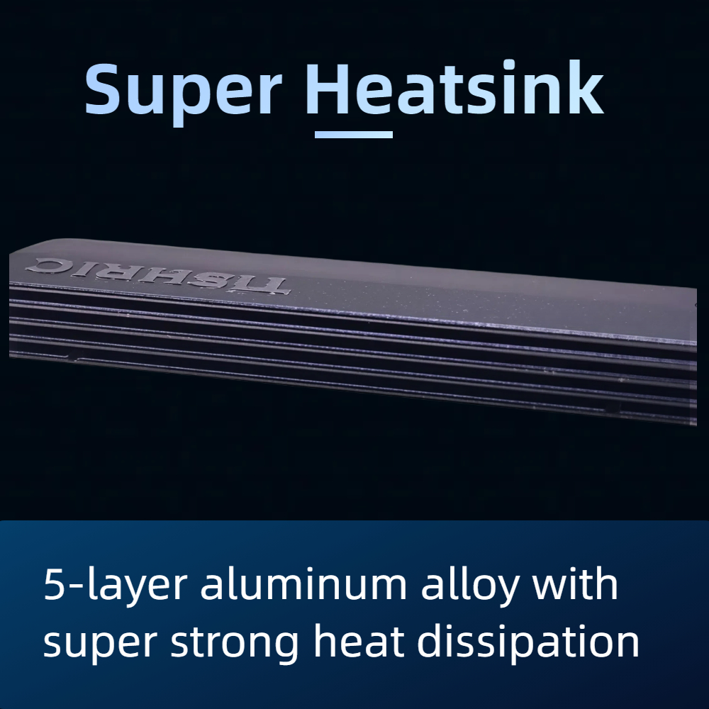 TISHRIC M.2 SSD Heatsink 2280  - огляд і ціна Laptop Accessories Cooling Pad