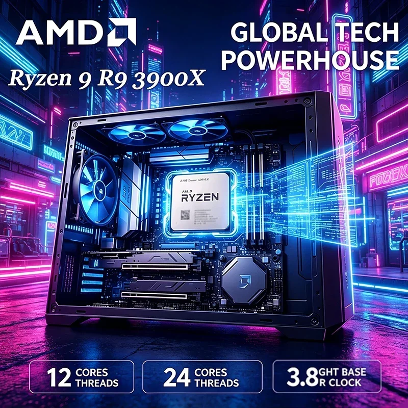 AMD Ryzen 9 3900X Processor 12 - огляд і ціна Amd Cpu Ryzen 9
