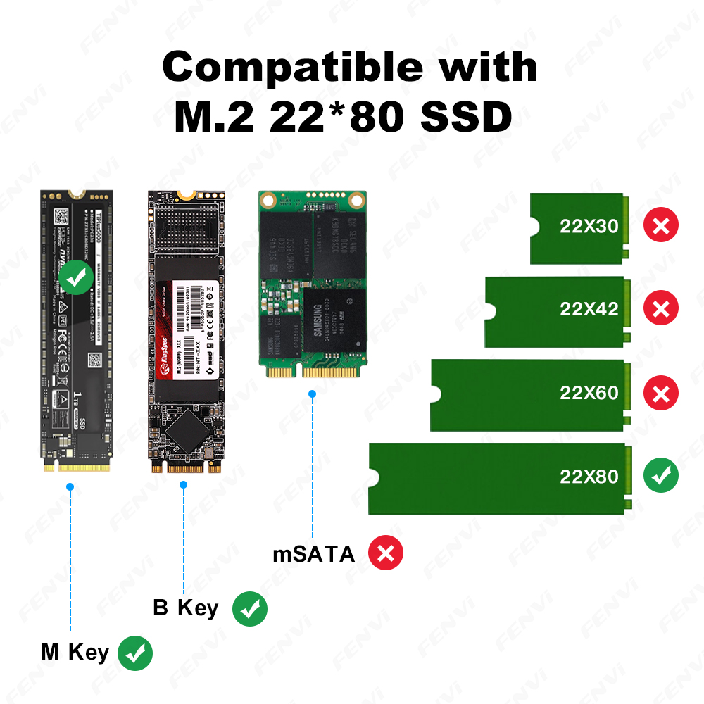 FENVI M.2 SSD Heatsink NVME NG - огляд і ціна Laptop Accessories Cooling Pad