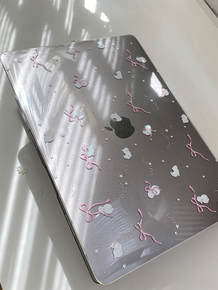Cute Pink Bow Glitter Laptop C - огляд і ціна Laptop Accessories Pink