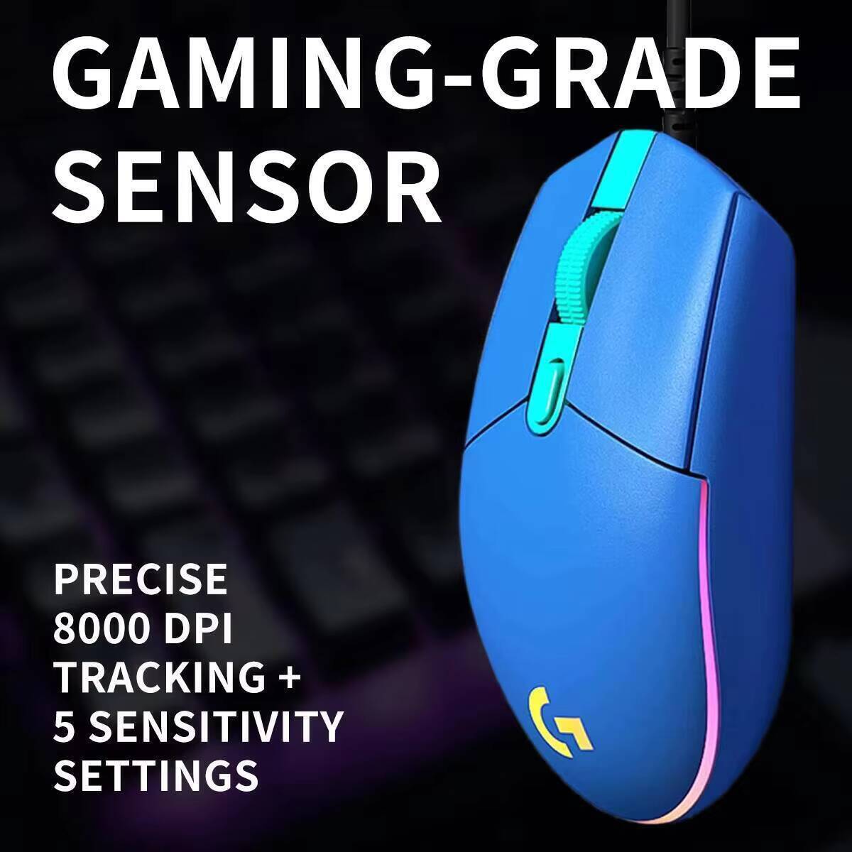 Logitech G203 Prodigy Wired Ga - огляд і ціна Logitech Mouse G203