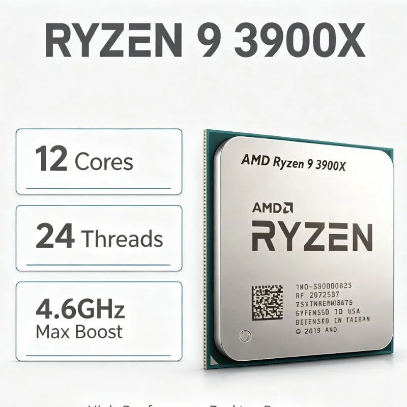AMD CPU Ryzen 9 3900X 12-Core  - огляд і ціна Amd Cpu Ryzen 9