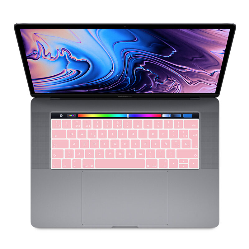 HRH Spanish EU Silicone Keyboa - огляд і ціна Laptop Accessories Pink