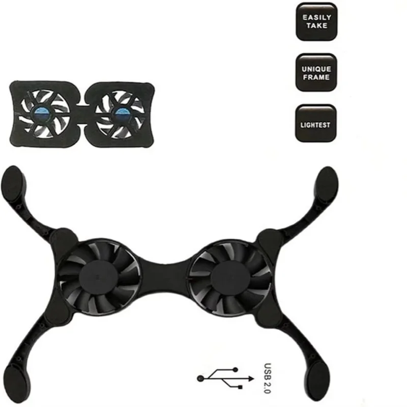 Folding Octopus Laptop Cooler  - огляд і ціна Laptop Accessories Cooling Pad